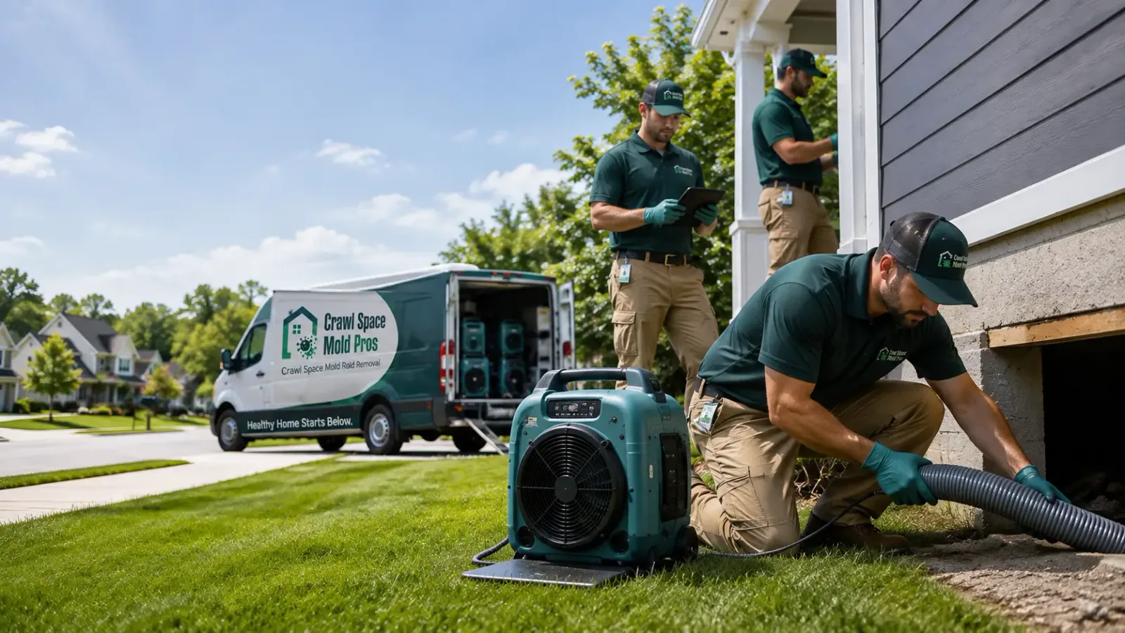 Crawl Space Mold Removal in Cameron, IL